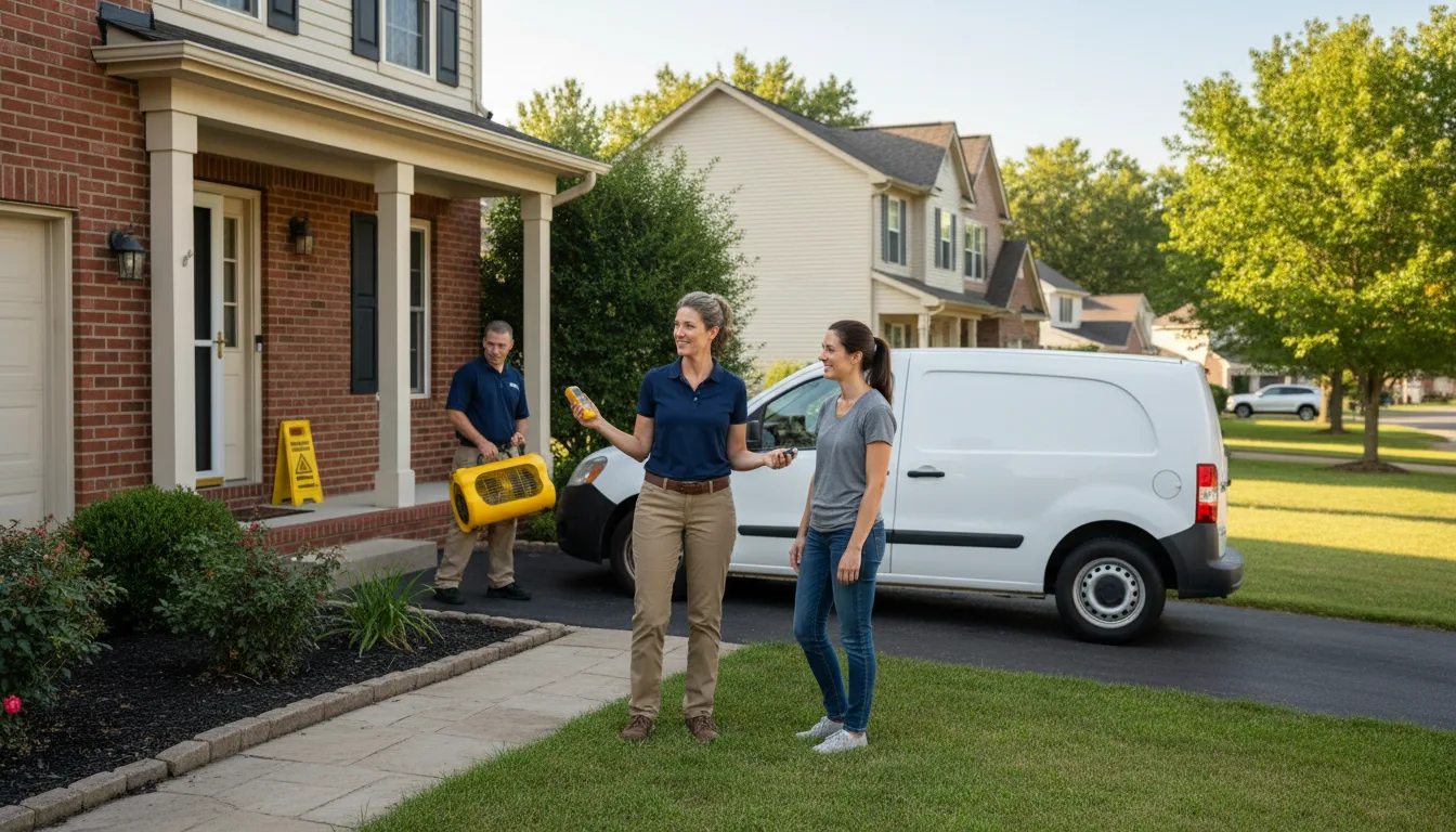 Water restoration image for Water Damage & Restoration Services in Warwick, ND